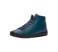 Stiefelette SOFTINOS "softinos Sneaker Leder", Damen, Gr. 39, blau (denim), Leder, Schuhe Stiefelette (75848934-39) denim