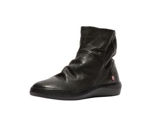 Stiefelette SOFTINOS "softinos Stiefelette Leder", Damen, Gr. 38, schwarz, Leder, Schuhe Stiefelette (40442719-38) schwarz