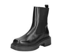 Stiefelette STEVE MADDEN "STEVE MADDEN Stiefelette Leder", Damen, Gr. 36, schwarz, Leder, Schuhe Stiefelette (47820650-36) schwarz