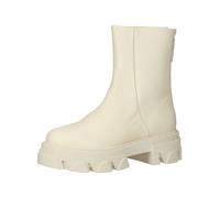 Stiefelette STEVE MADDEN "STEVE MADDEN Stiefelette Leder", Damen, Gr. 40, weiß, Leder, Schuhe Stiefelette (18456965-40) weiß