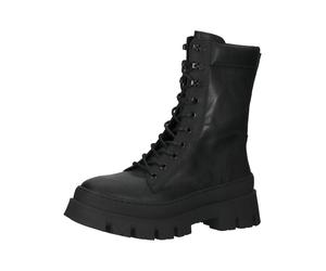 Stiefelette STEVE MADDEN "STEVE MADDEN Stiefelette Leder", Damen, Gr. 41, schwarz, Leder, Schuhe Stiefelette (18455453-41) schwarz