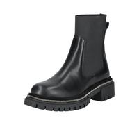 Stiefelette STEVE MADDEN "STEVE MADDEN Stiefelette Leder/Textil", Damen, Gr. 40, schwarz, Leder, Textil, casual, Schuhe (78738815-40) schwarz