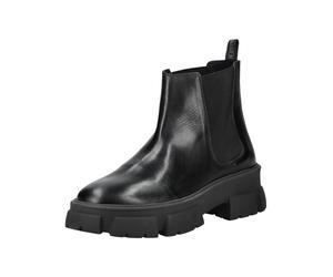 Stiefelette STEVE MADDEN "STEVE MADDEN Stiefelette Leder/Textil", Herren, Gr. 43, schwarz, Leder, Textil, Schuhe Stiefelette (29815510-43) schwarz