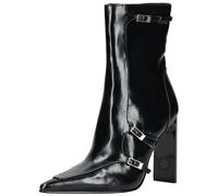 Stiefelette STEVE MADDEN "STEVE MADDEN Stiefelette Lederimitat", Damen, Gr. 40, schwarz, Lederimitat, Schuhe (37089444-40) schwarz