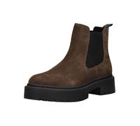 Stiefelette STEVE MADDEN "STEVE MADDEN Stiefelette Veloursleder/Textil", Damen, Gr. 37, dunkelbraun, Textil, Veloursleder, Schuhe Stiefelette (99996013-37) dunkelbraun