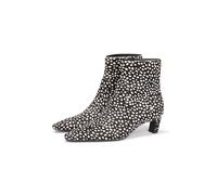 Stiefelette TOMMY HILFIGER "TH SNOW LEOPARD BOOT", Damen, Gr. 37, braun, beige, Leder, Rindshaar, animal-print, Schuhe (36368169-37) braun, beige