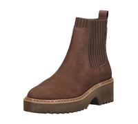 Stiefelette TOMS "TOMS Stiefelette Leder/Textil", Damen, Gr. 40, dunkelbraun, Leder, Textil, Schuhe Stiefelette (43550151-40) dunkelbraun