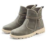 Stiefelette VIVANCE "Boots, Stiefel", Damen, Gr. 40, grau, Obermaterial: 100% Lederimitat. Decksohle: 100% Textilmaterial. Futter: 100% Textilmaterial. Laufsohle: 100% Synthetik, Strukturmuster, unifa