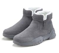 Stiefelette VIVANCE, Damen, Gr. 43, grau, Obermaterial: 100% Rindsleder. Decksohle: 100% Textilmaterial. Futter: 100% Textilmaterial. Laufsohle: 100% Synthetik, Veloursleder, unifarben, Schuhe Stiefel