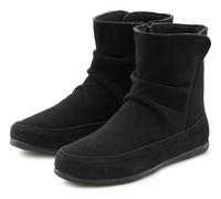 Stiefelette VIVANCE "Stiefel, Boots", Damen, Gr. 43, schwarz, Obermaterial: 100% Rindsleder. Decksohle: 100% Textilmaterial. Futter: 100% Textilmaterial. Laufsohle: 100% Synthetik, Veloursleder, unifa