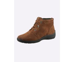 Stiefelette WALDLÄUFER, Damen, Gr. 4,5, braun (cognac), Veloursleder, Basic, Schuhe Stiefelette (24600456-4,5) cognac