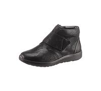 Stiefelette WALDLÄUFER, Damen, Gr. 5,5, schwarz (schwarz, gemustert), Nubukleder, Basic, Schuhe Stiefelette (17865459-5,5) schwarz, gemustert