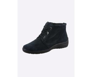 Stiefelette WALDLÄUFER, Damen, Gr. 7.5, blau (marine), Veloursleder, Basic, Schuhe Stiefelette (14088938-7,5) marine