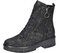 Stiefelette WALDLÄUFER "H-Alea", Damen, Gr. 5,5 (38,5), notte, Nubukleder, Schuhe Stiefelette, Schnürboots, Komfortstiefelette, H-Weite (20114922-5,5) notte