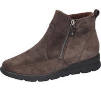 Stiefelette WALDLÄUFER "H-Bruni", Damen, Gr. 4 (37), braun, Veloursleder, Schuhe Stiefelette, Boots, Komfortstiefelette in bequemer H-Weite (=sehr weit) (81476058-4) braun