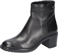 Stiefelette WALDLÄUFER "H-Elin", Damen, Gr. 7 (40,5), schwarz, Nappaleder, Schuhe Stiefelette, Ankle Boots, Blockabsatz, H-Weite (60706919-7) schwarz