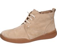 Stiefelette WALDLÄUFER "H-Linea", Damen, Gr. 6,5 (40), beige (hellbraun), Nubukleder, Schuhe Stiefelette, Komfort-Boots, Schnürboots mit Innenreißverschluss, H-Weite (15201520-6,5) hellbraun