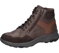 Stiefelette WALDLÄUFER "H-Max", Damen, Gr. 12,5 (48), braun (braun, kombiniert), Nubukleder, Schuhe Stiefelette, Boots mit Schnürung und Reißverschluss, H-Weite (31753248-12,5) braun, kombiniert