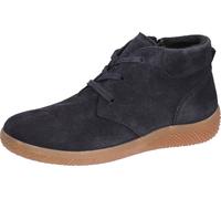 Stiefelette WALDLÄUFER "K-Roya", Damen, Gr. 7,5 (41), blau (nachtblau), Veloursleder, Basic, Schuhe Stiefelette, Komfortboots, Casualboots in Bequemweite K = extraweit (79125041-7,5) nachtblau