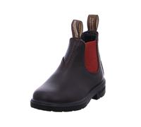 Blundstone Kinder Stiefel 2590 Brown Leather with Crimson Elastic (Kids) Dark Brown-K9UK