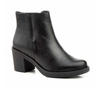 Stiefeletten Damen elegant aus Leder Flache oder Absatz-Modelle, gefüttert
