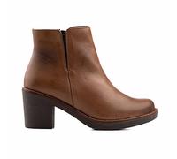 Stiefeletten Damen elegant aus Leder Flache oder Absatz-Modelle, gefüttert