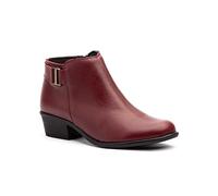 Stiefeletten Damen elegant aus Leder Flache oder Absatz-Modelle, gefüttert