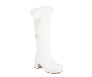 Stiefeletten Damen mit Absatz Weiche Stiefel mit Wollfutter für Damen,Winterschuhe Damen Wasserdicht Schneestiefel,Winterstiefel Damen rutschfeste Gefüttert,Mode Winter Warme Schneestiefel K122