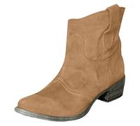 Stiefeletten Damen Retro Wildleder Cowboy Stiefeletten Damen Cowboystiefel mit Damen Stiefelette Western Langschaft Stiefel Damen Westernstiefel Halbhohe Stiefel Combat Boots Damen Kurzstiefel Winter