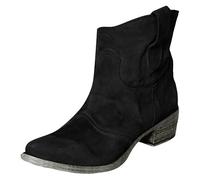 Stiefeletten Damen Retro Wildleder Cowboy Stiefeletten Damen Cowboystiefel mit Damen Stiefelette Western Langschaft Stiefel Damen Westernstiefel Halbhohe Stiefel Combat Boots Damen Kurzstiefel Winter