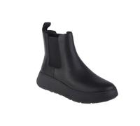Boots FitFlop F-Mode Leather Flatform Chelsea Boots Women All Black-Schuhgröße 37