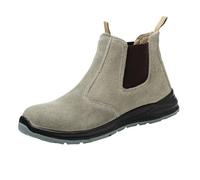 Stiefeletten Herren Wasserdichte,Outdoor Arbeitsstiefel Herren,Slip On Ankle Boots,Rutschfeste,Anti-Smash Sicherheitsstiefel,Schutzstiefel,Kurzstiefel Aus Wildleder,KnöChelhoch Stiefel,Wanderschuhe