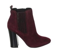 Stiefeletten mit Absatz aus Leder in Wildlederoptik FLLUN3SUE10 Frau EU 36