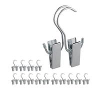 Stiefelklammern doppelt im 5er SetSilber / 15