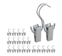 Stiefelklammern doppelt im 5er SetSilber / 20