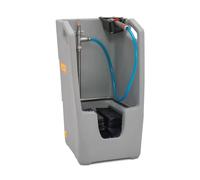 Stiefelputzmaschine Cemo PE Stiefelreiniger mit Sammelwanne aus hochwertigem und alterungsbeständigen Polyethylen