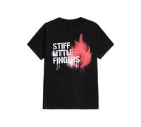 Stiff Little Fingers - Graffiti Logo - T-Shirt - Schwarz - S - 100% Baumwolle,Jersey Schwarz S