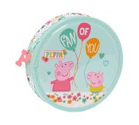 Stiftemappe - SAFTA - Peppa Pig - 18 Teile - Hellblau - Lustiges Design