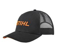 STIHL Baseballmütze mit grosser Stickerei, schwarz|orange