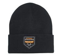 STIHL Beanie KISS MY AXE, aus feinem Polyacryl-Strick mit gewebtem KISS MY AXE-Patch