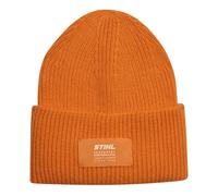 STIHL Beanie Orange Oversized Mütze Strick Outdoor Style Unisex Wintermütze