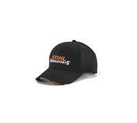 STIHL Cap TIMBERSPORTS® Logo schwarz verstellbar 6-Panel Fancap Camouflage-Kante