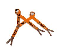 STIHL Hosenträger Orange zum Knöpfen