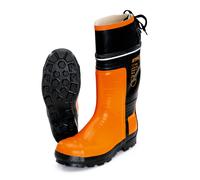 STIHL MS-Gummistiefel SPECIAL Gr. 37 orange, Motorsägen-Stiefel, rutschfest, Spikes-geeignete Profilsohle, EN ISO 17249 Schutzniveau 3
