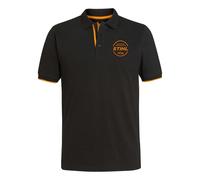 STIHL Poloshirt LOGO-CIRCLE Schwarz Gr. XS
