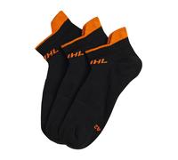 STIHL Socken SNEAKER 3er Set schwarz Gr. 43-46, unisex, leichter Materialmix, Logo am Einstieg - Komfort für sommerliche Tage.
