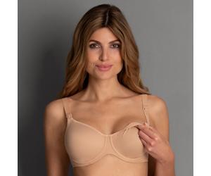 Still-BH ANITA MATERNITY "Basic", Damen, Gr. 95, Cup E, beige (deep sand), Stoff, Obermaterial: 80% Polyamid, 20% Elasthan, clean, matt, unifarben, Basic, normal, BHs Still-BH, mit Bügel, nahtlose Cup