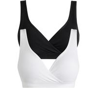 Still-BH BONPRIX, Damen, Gr. XL, N-Gr, schwarz (schwarz, weiß), Obermaterial: 93% Polyamid, 7% Elasthan, BHs Still-BH (83526907-XL) schwarz, weiß