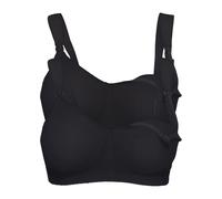 Still-BH BONPRIX "Still BH ohne Bügel mit Baumwolle (2er Pack)", Damen, Gr. 80, Cup D, schwarz (schwarz, schwarz), Obermaterial: 90% Baumwolle, 10% Elasthan. Futter: 90% Baumwolle, 10% Elasthan, BHs S