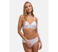 Still-BH DORINA "MAY", Damen, Gr. 90, Cup B, weiß, Obermaterial: 84% Polyamid, 16% Elasthan, feminin, BHs, leicht gepolstert, ohne Bügel, mit Stillclips (81646611-90) weiß